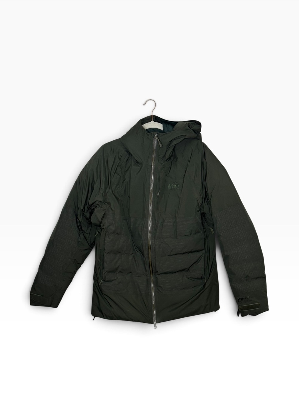 REI Co-op Stormhenge 850 Down Hybrid Jacket - Men's, EUC, Medium, Loden Green